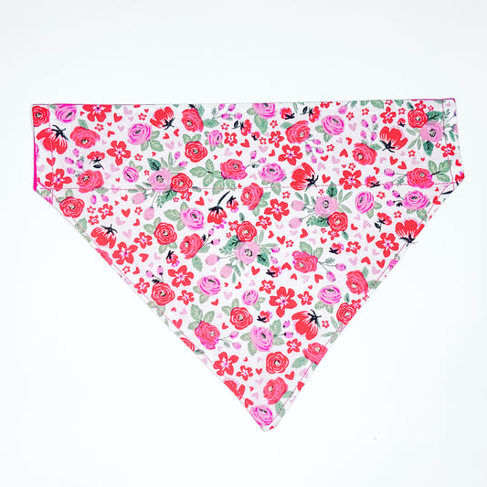 Valentine Bouquet Dog Bandana & Cat Bandana