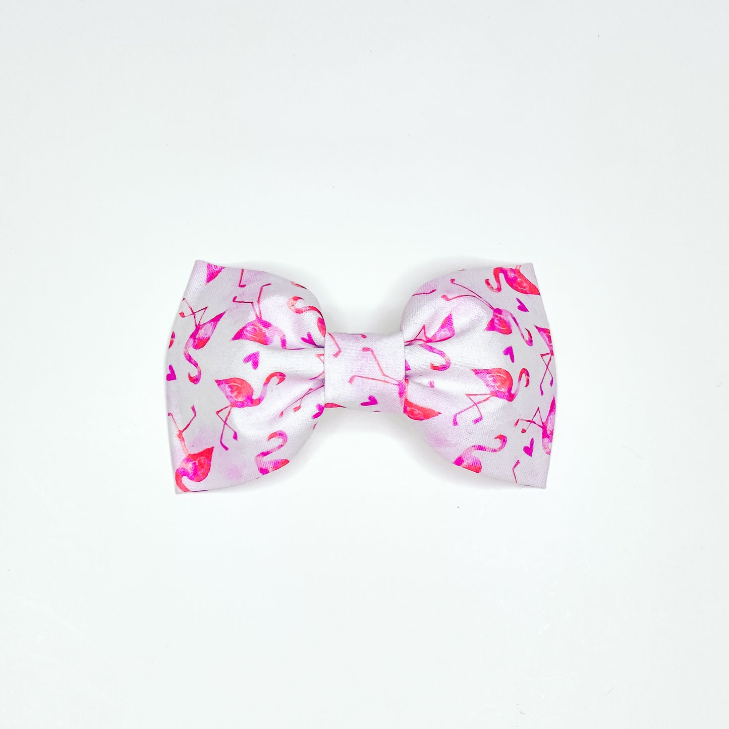 Flamingoes and hearts Dog & Cat Bow Tie/ Collar Flower