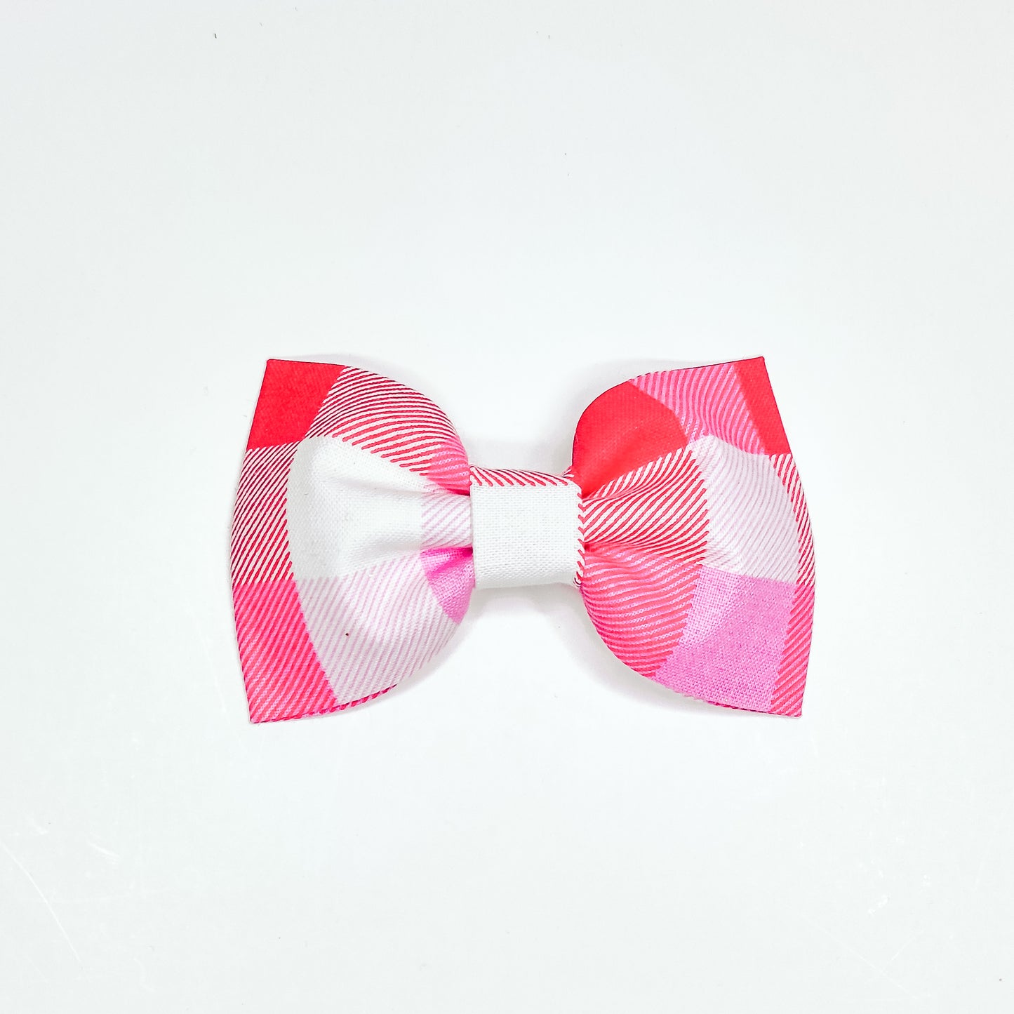 V-day Plaid Dog & Cat Bow Tie/ Collar Flower