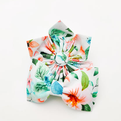 Mermaid Floral Dog & Cat Bow Tie/Collar Flower