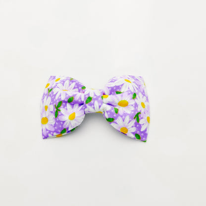 Lavender Daisy Dog & Cat Bow Tie/Collar Flower