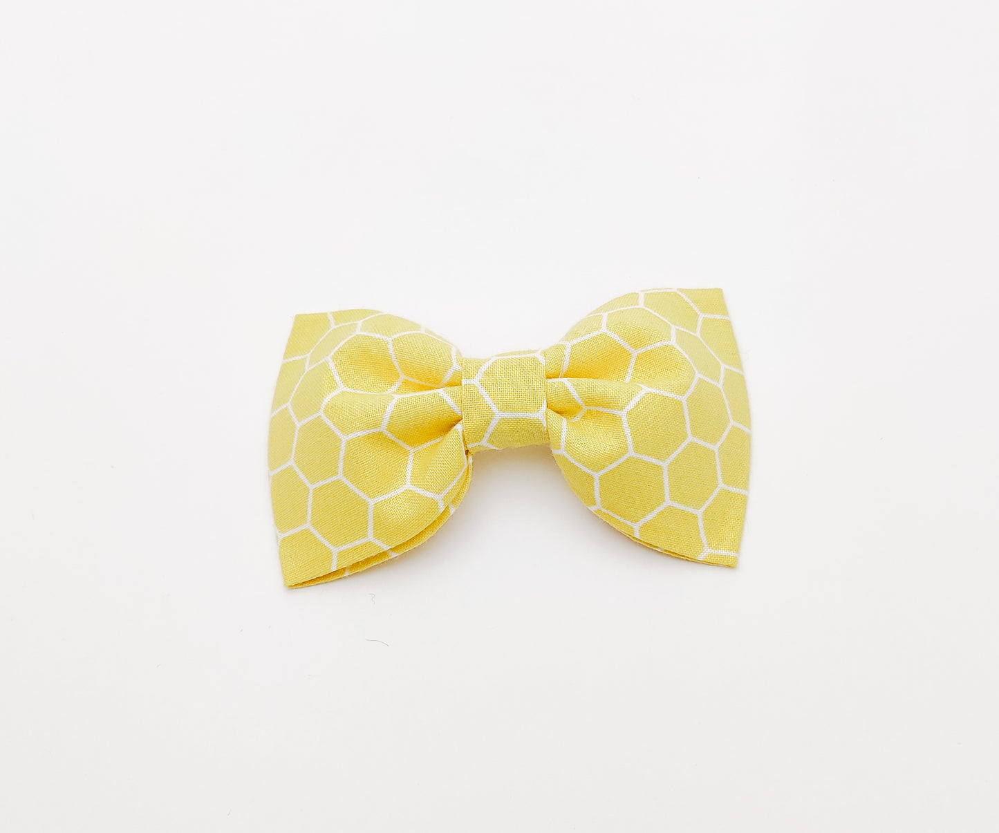 Yellow Honeycomb Dog & Cat Bow Tie/Collar Flower