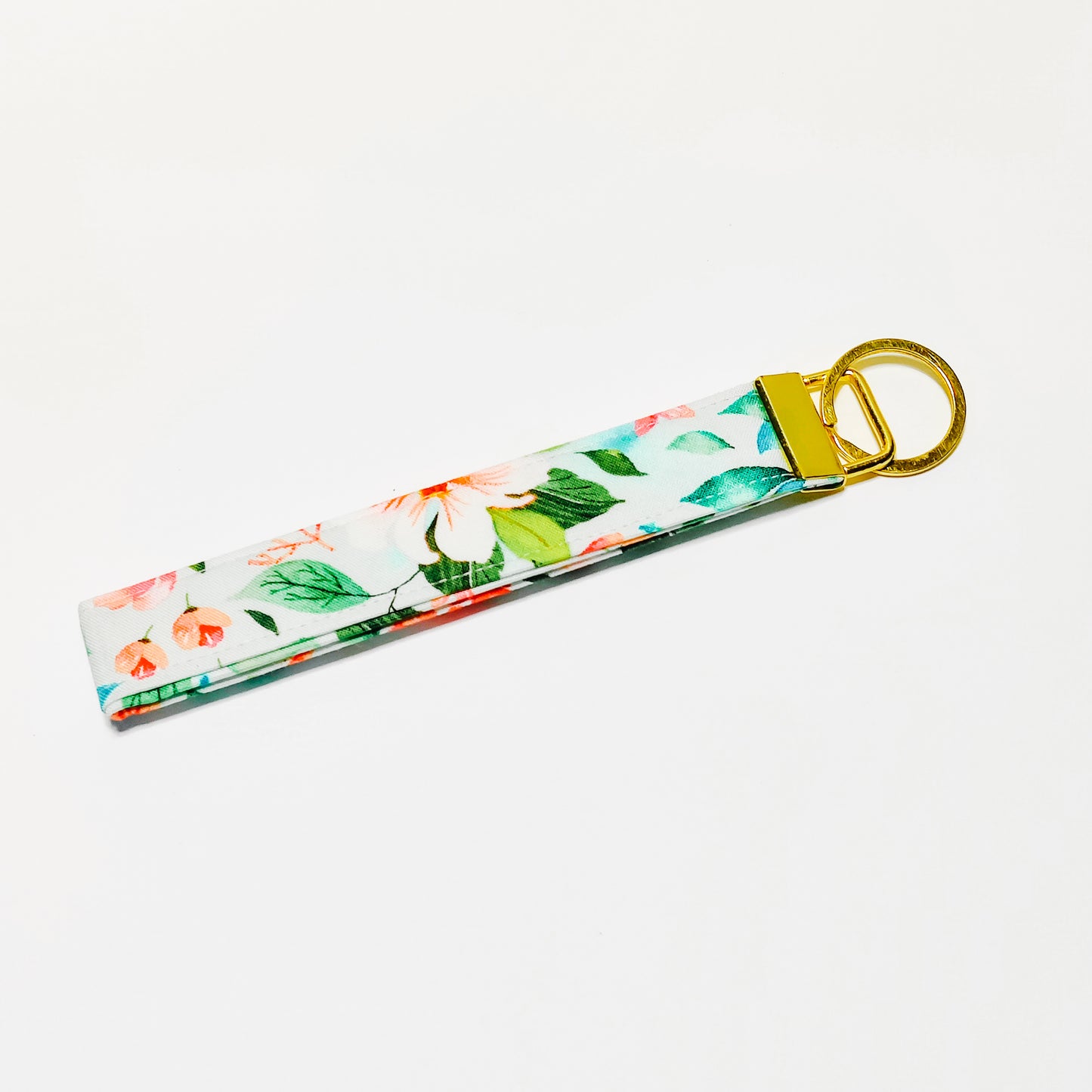 Mermaid Floral Key Wristlet