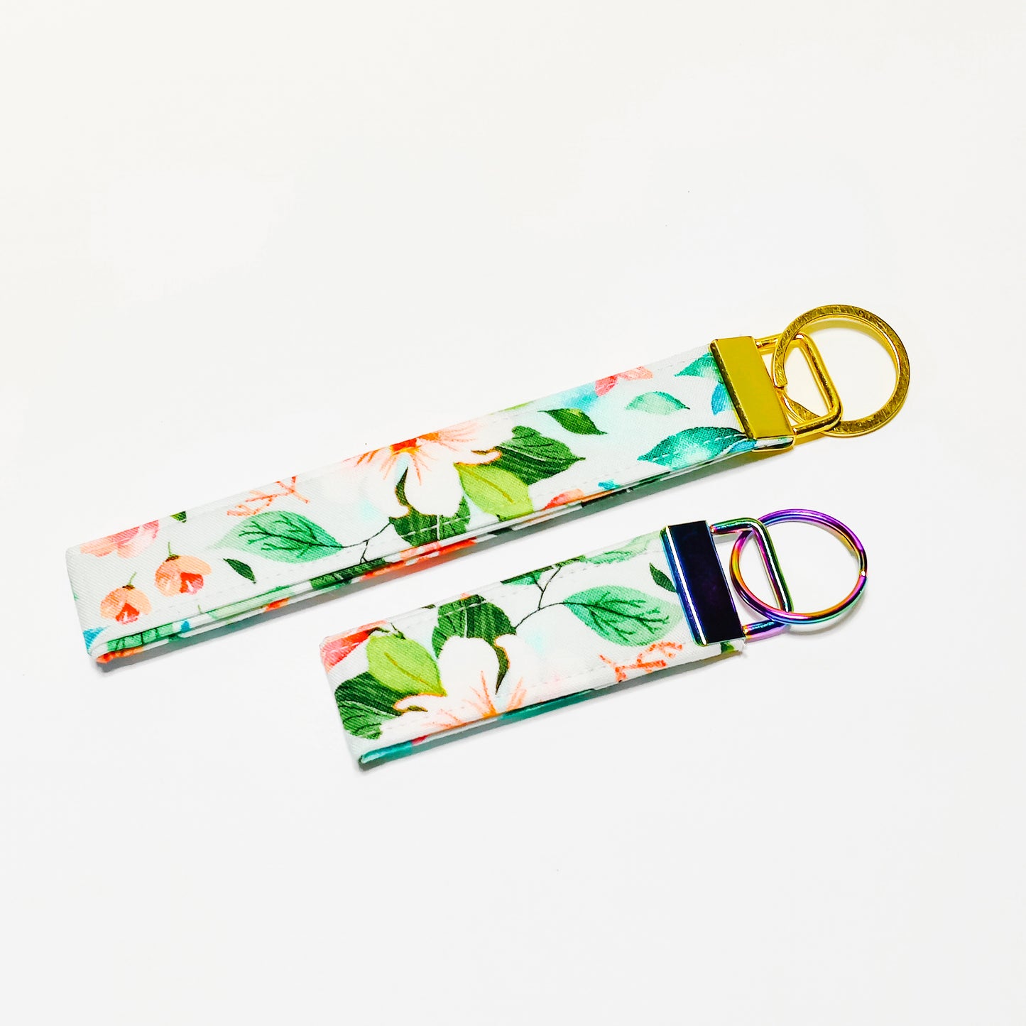 Mermaid Floral Key Wristlet