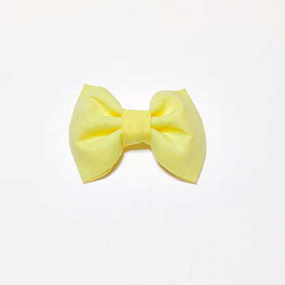 Butter Yellow Dog & Cat Bow Tie/Collar Flower