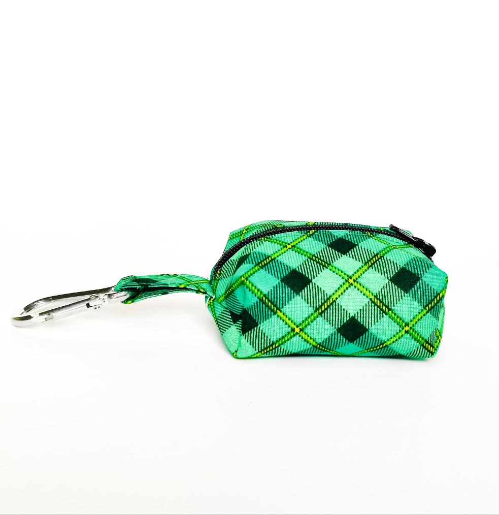 Paddy's Day Plaid Waste Bag Dispenser