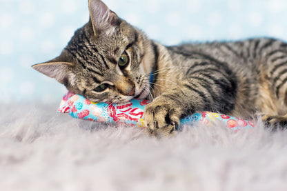 Yellow Checkered Daisy Catnip Kicker