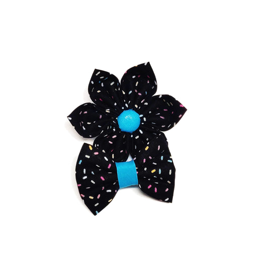 Birthday Sprinkles Dog & Cat Bow Tie/ Collar Flower