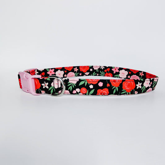 Valentine Floral Dog Collar/ Cat Collar