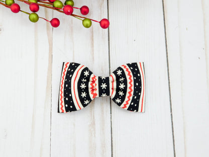 Ugly Christmas Sweater Dog Bow Tie/ Collar Flower - Charlotte's Pet