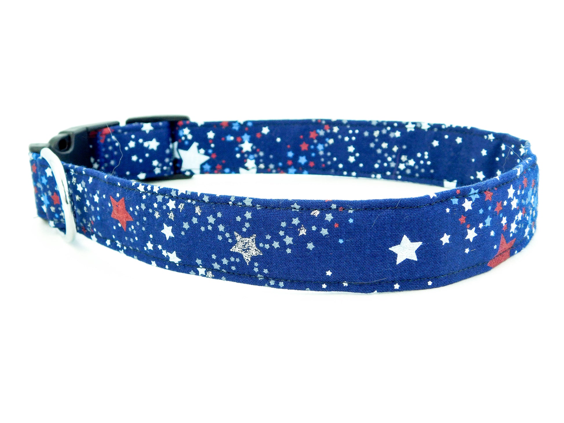 Navy Blue Stars Collar - Charlotte's Pet