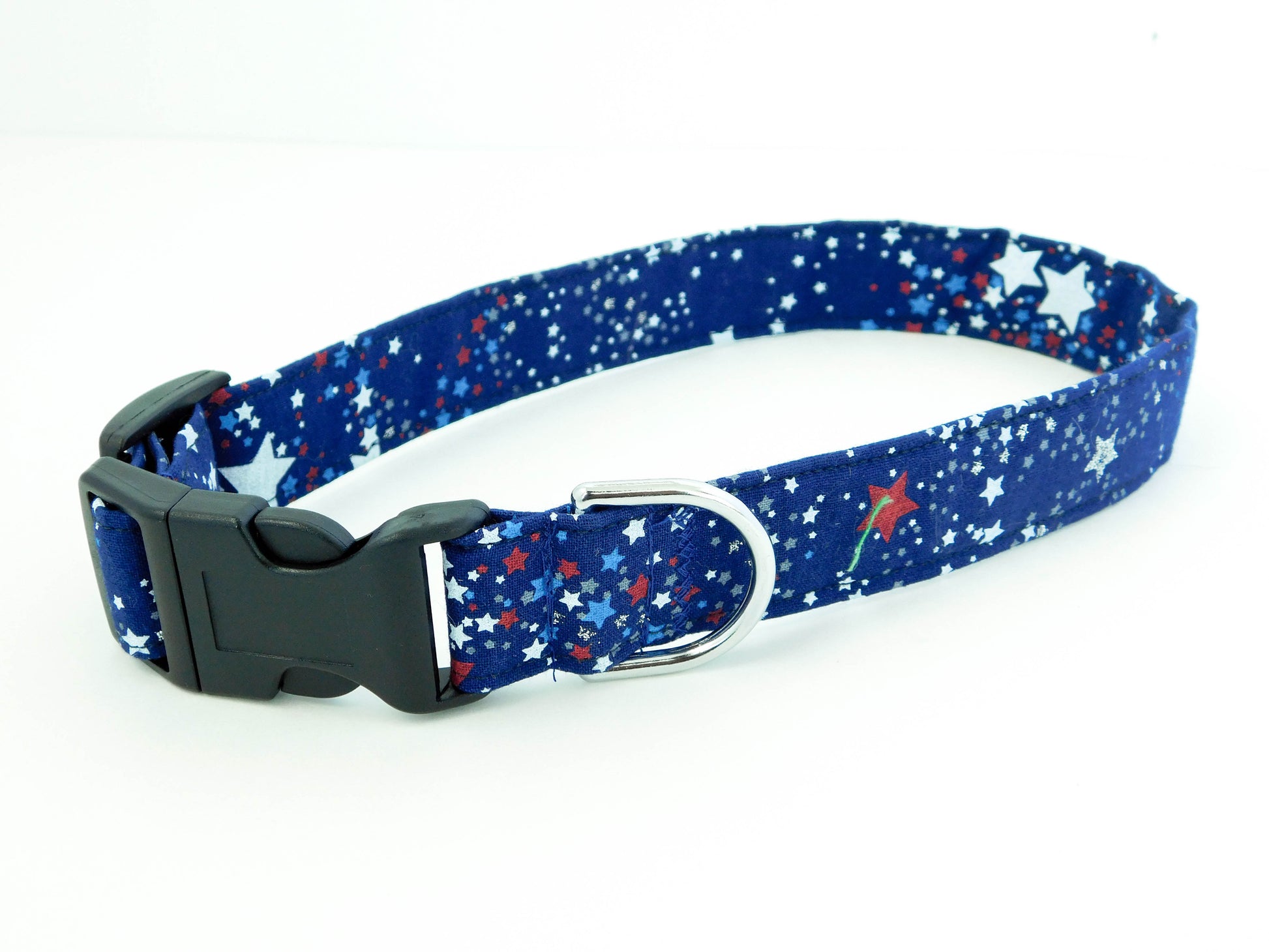 Navy Blue Stars Collar - Charlotte's Pet