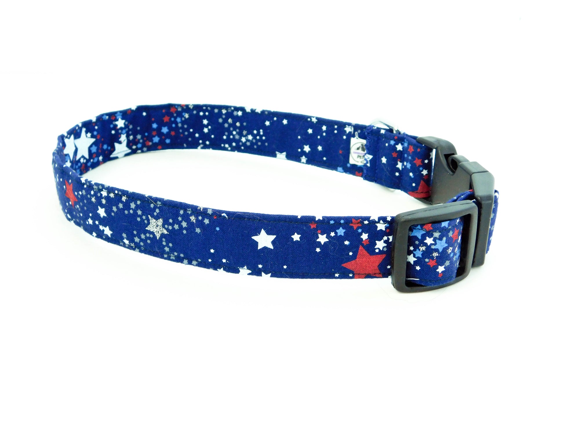 Navy Blue Stars Collar - Charlotte's Pet