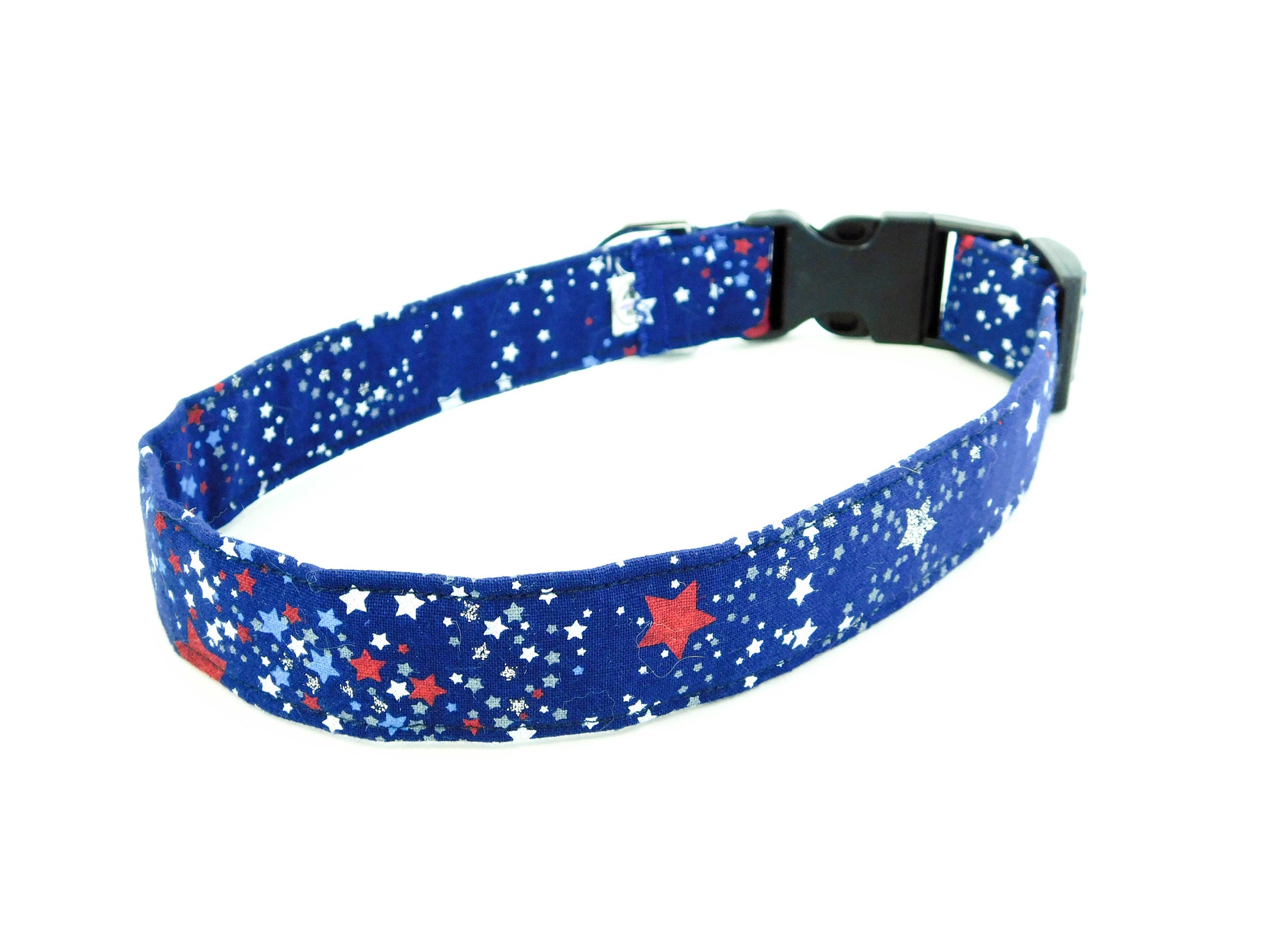 Navy Blue Stars Collar - Charlotte's Pet