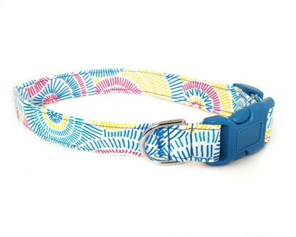 Day Fireworks Dog Collar/ Cat Collar