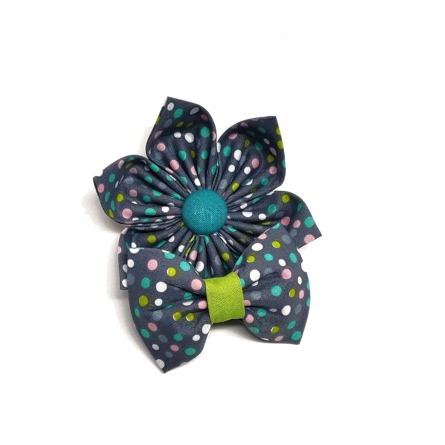Dipping Dots Dog & Cat Bow Tie/ Collar Flower