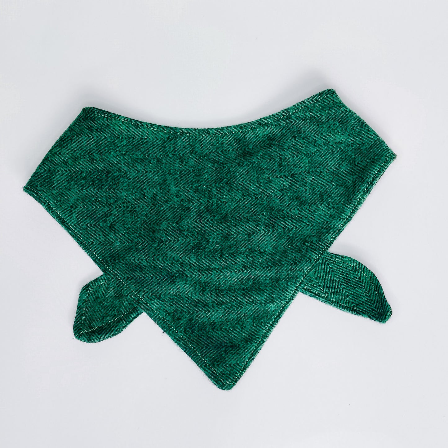 Green Woven Dog Bandana & Cat Bandana