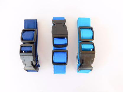 Solid Color Collars (Blue, Navy Blue, Light Blue) - Charlotte's Pet