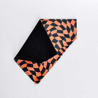 Halloween Checkerboard Dog Bandana & Cat Bandana