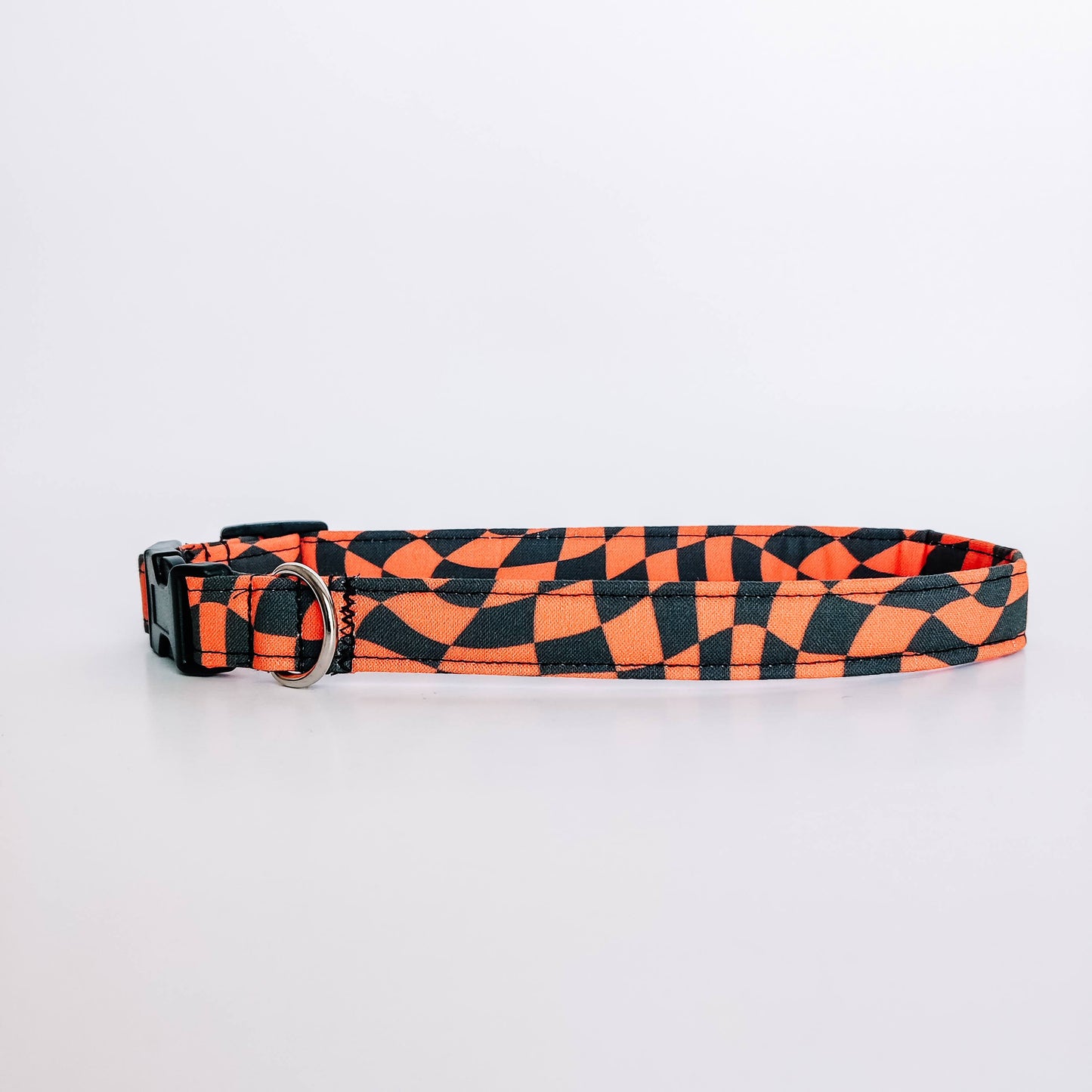 Halloween Checkerboard Dog Collar/ Cat Collar