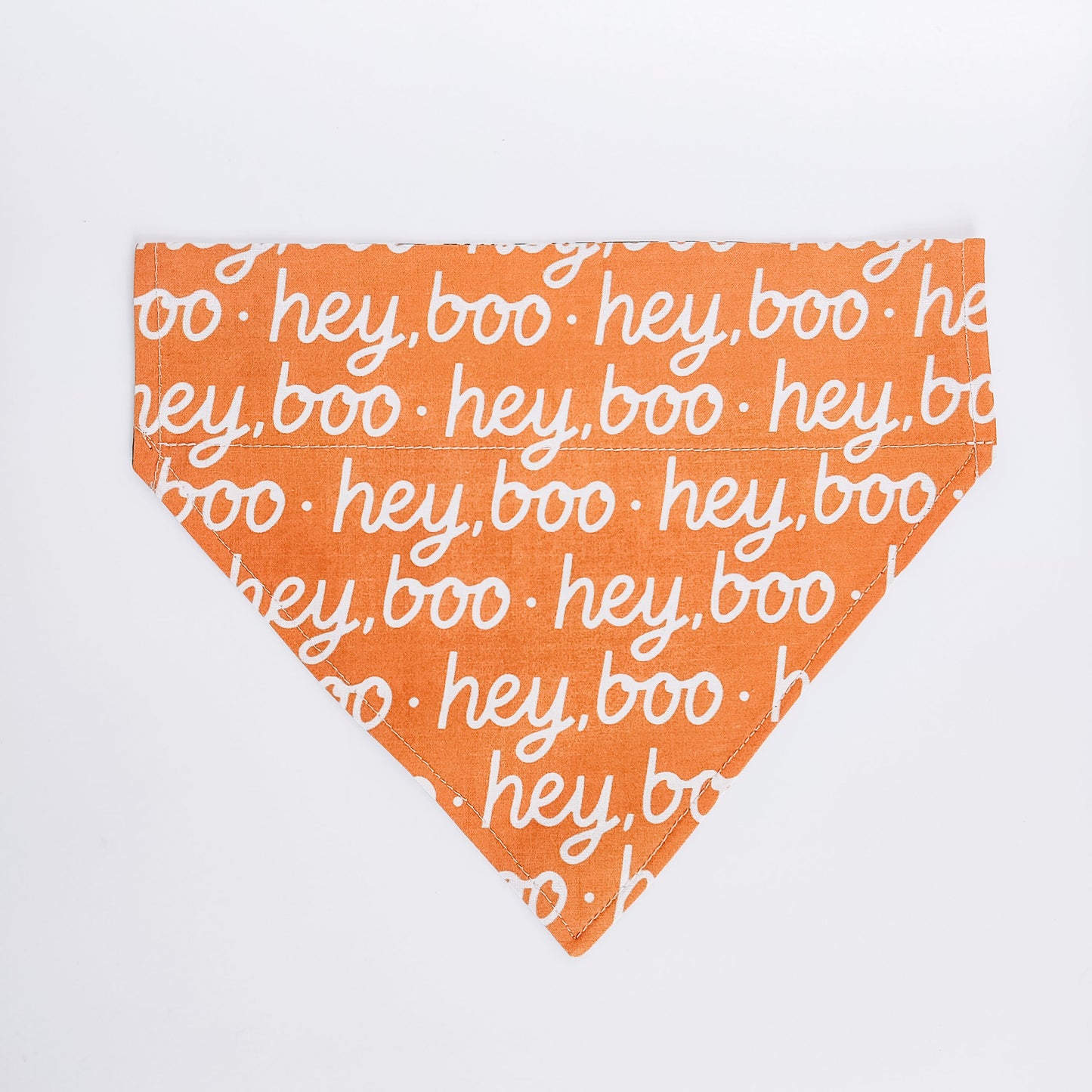 Hey Boo in Orange Dog Bandana & Cat Bandana