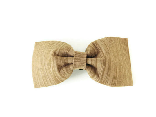 Wood Grain Bow Tie/Flower - Charlotte's Pet