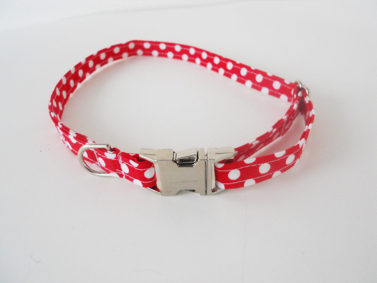 Red Polka Dot Collar - Charlotte's Pet