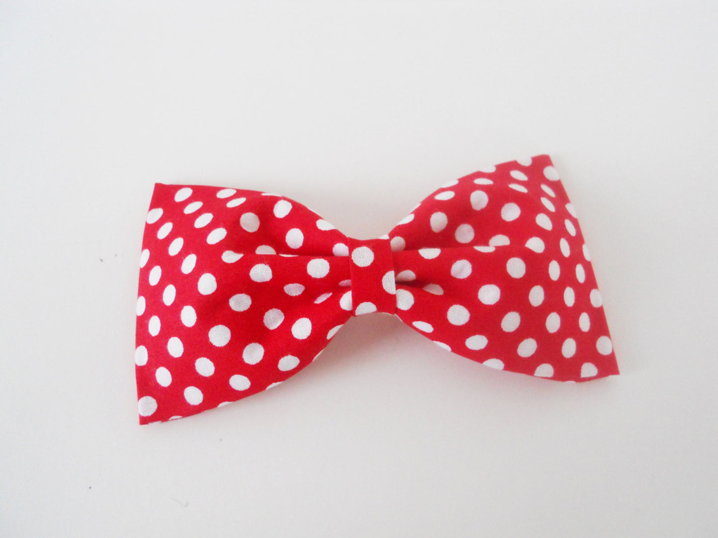 Red Polka Dot Bow Tie/Flower - Charlotte's Pet