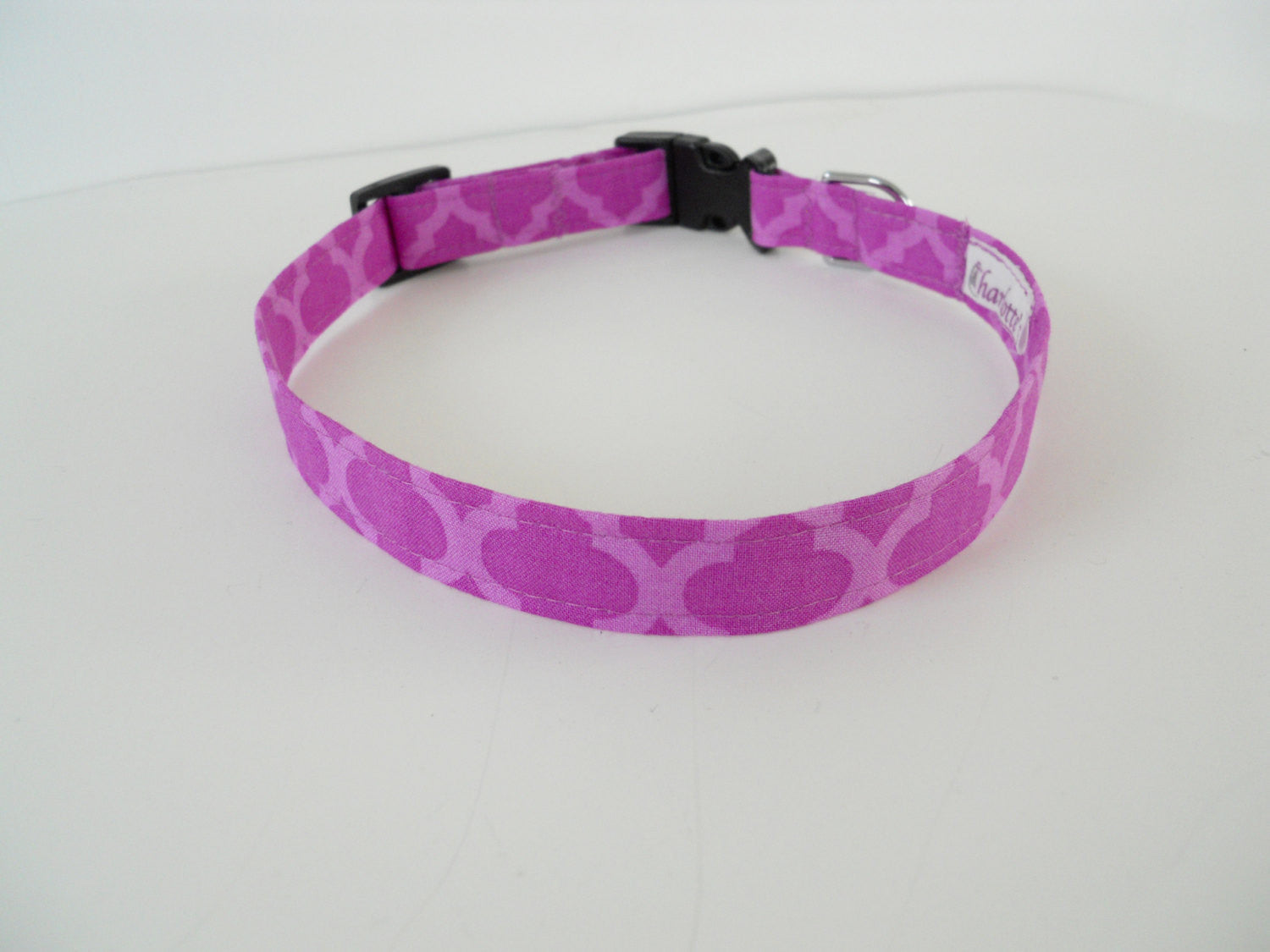 Purple Quatrefoil Collar - Charlotte's Pet