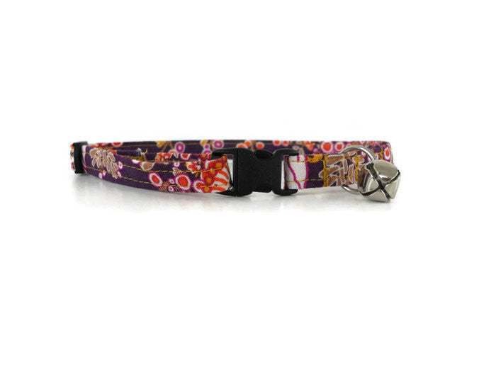 Purple Floral Collar - Charlotte's Pet