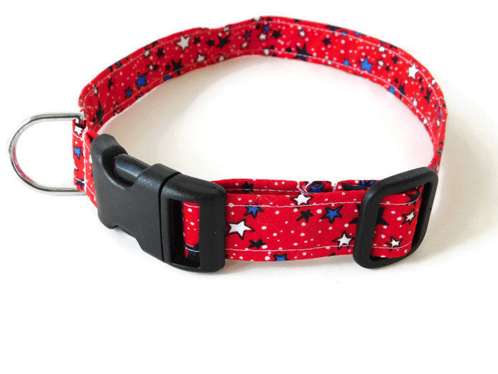 Red Stars Collar - Charlotte's Pet