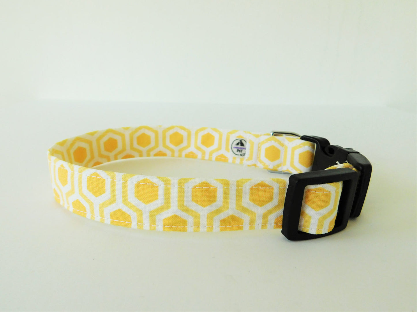 Yellow Honeycomb Collar - Charlotte's Pet