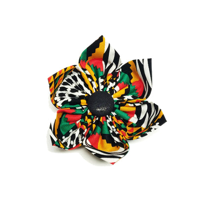 Juneteenth Dog & Cat Bow Tie/ Collar Flower