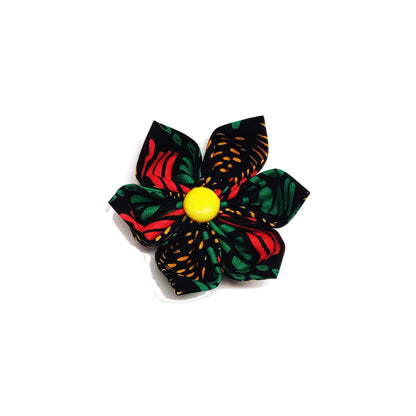 Juneteenth Dog & Cat Bow Tie/ Collar Flower