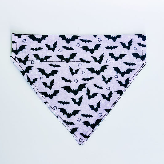 Lavender Bats Dog Bandana & Cat Bandana