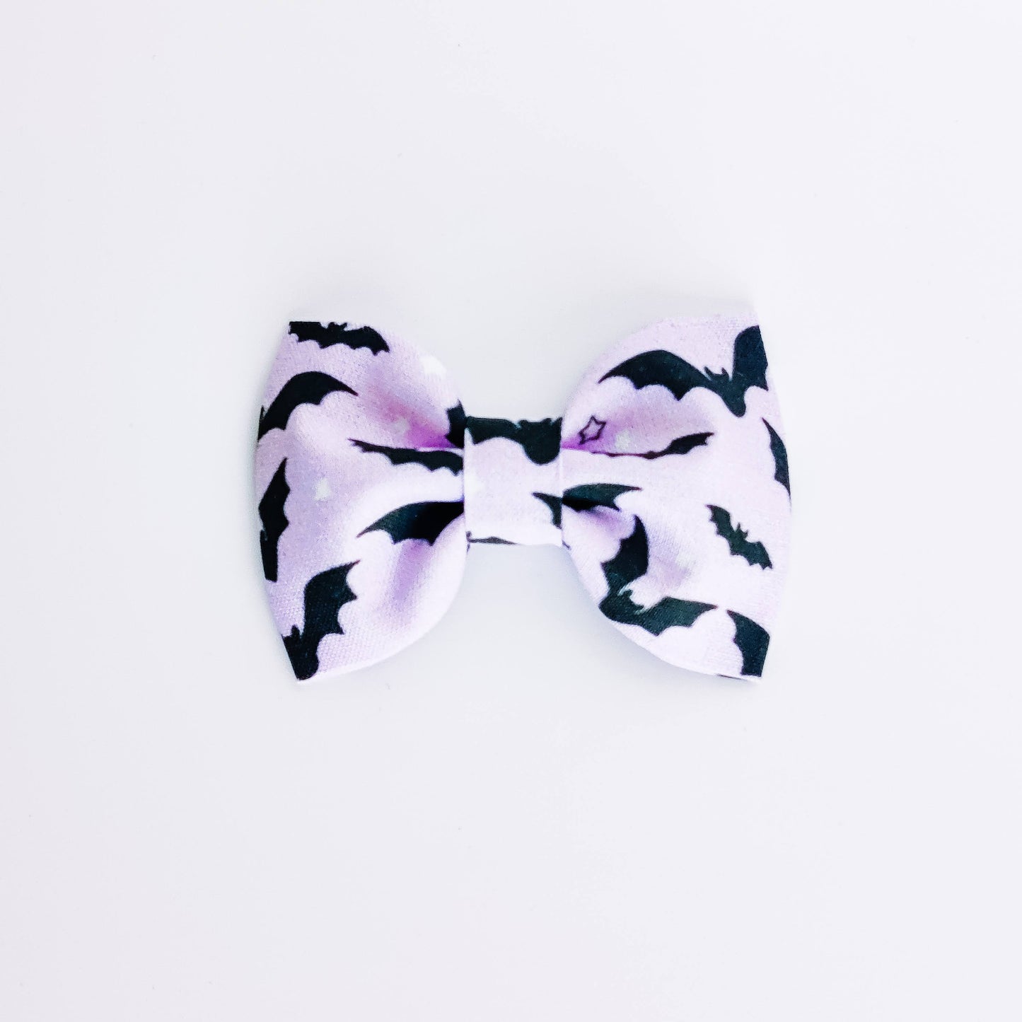 Lavender Bats Dog & Cat Bow Tie/Collar Flower