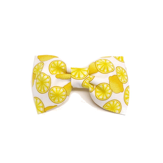 Lemon Squeeze Dog & Cat Bow Tie/ Collar Flower