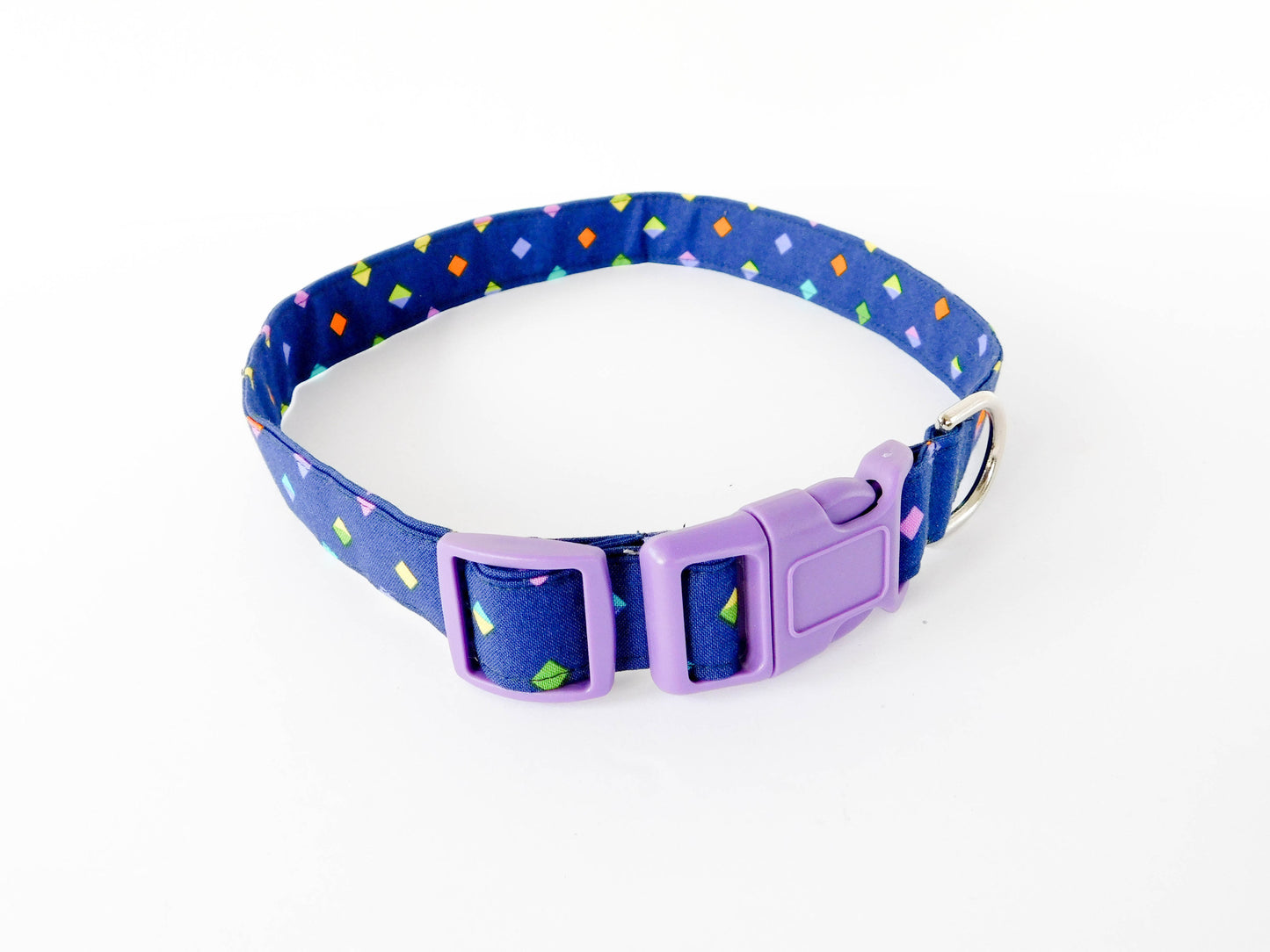Navy Blue Diamond Collar - Charlotte's Pet