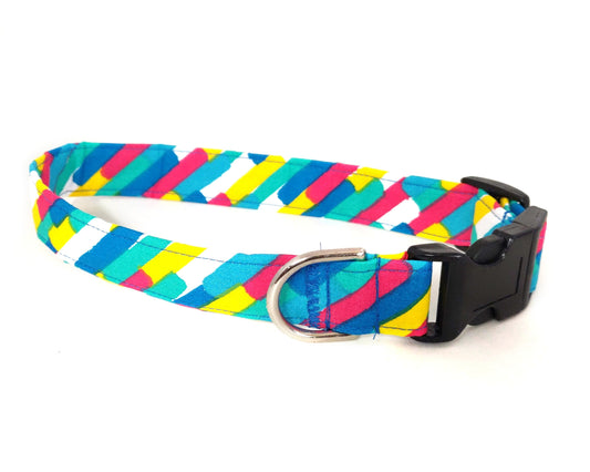 Paint Strokes Dog Collar/ Cat Collar