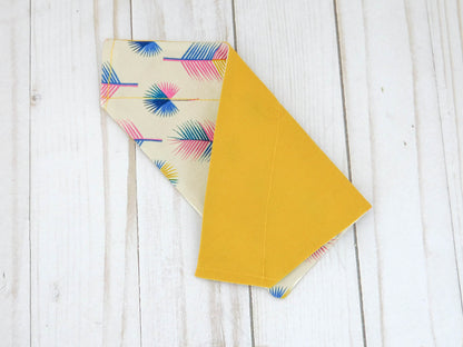 Multicolor Feather Dog Bandana - Charlotte's Pet