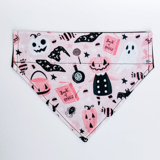 Pink Halloween Dog Bandana & Cat Bandana