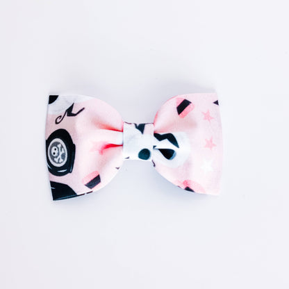 Pink Halloween Dog & Cat Bow Tie/Collar Flower