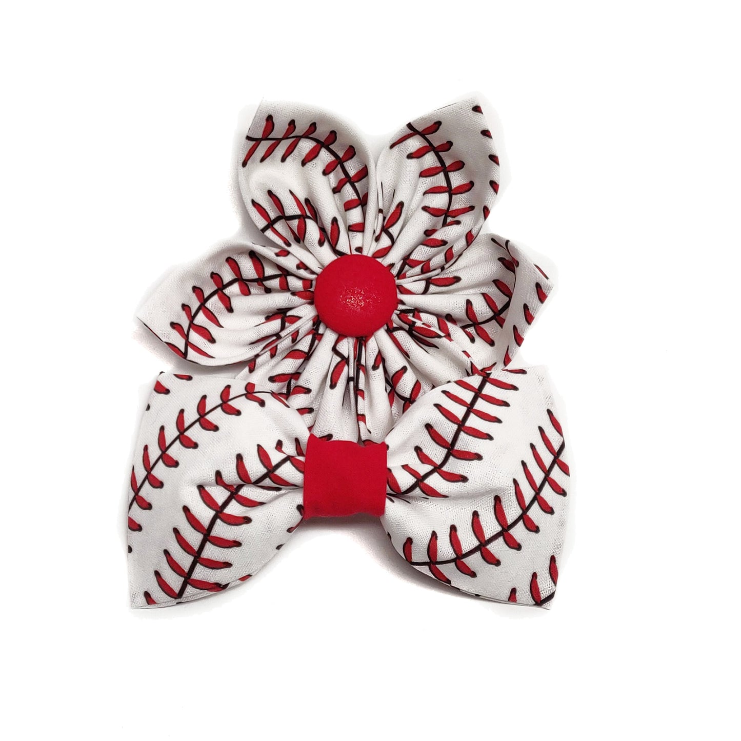 Play Ball Dog & Cat Bow Tie/ Collar Flower