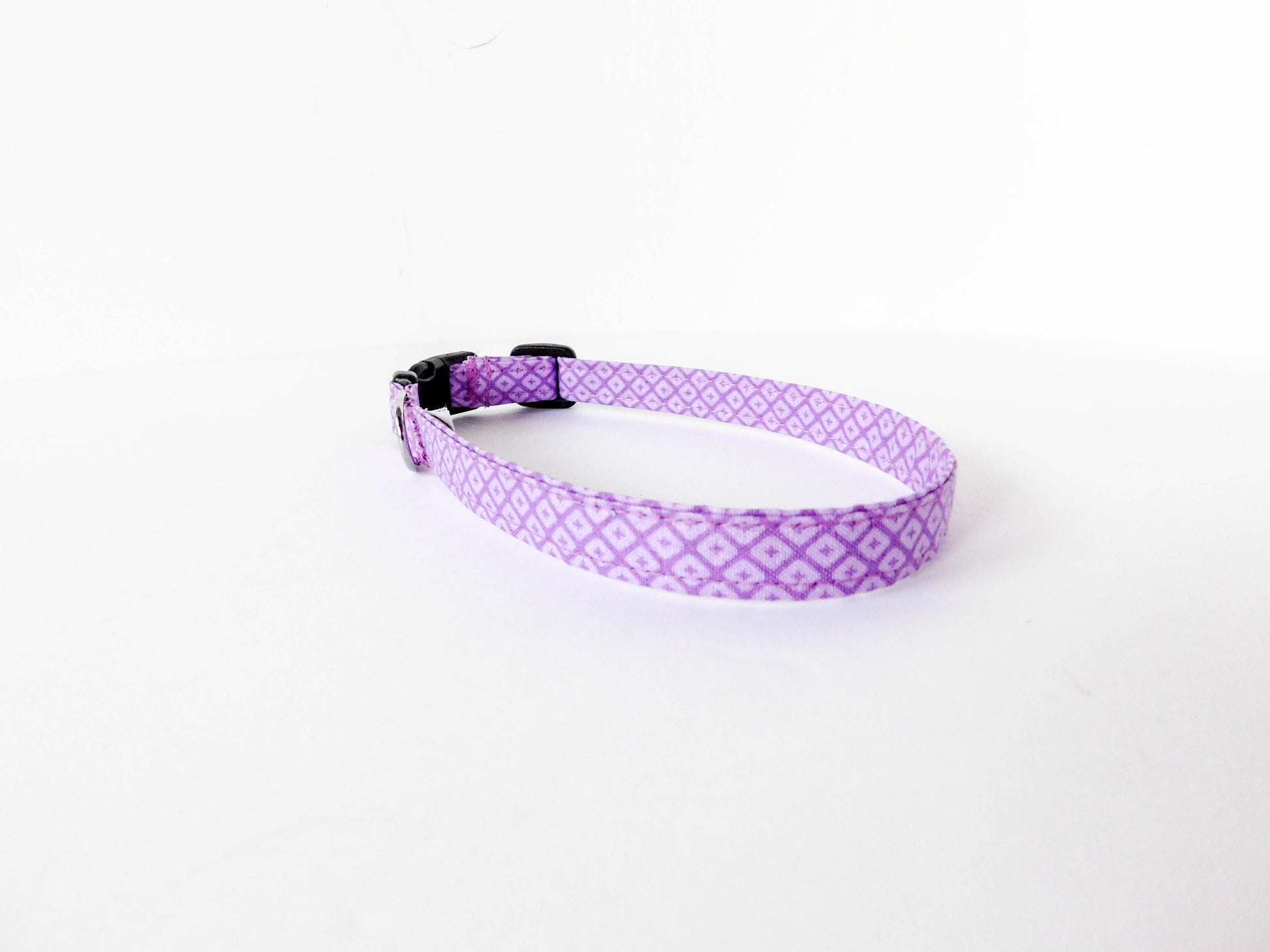 Purple Diamond Print Collar - Charlotte's Pet