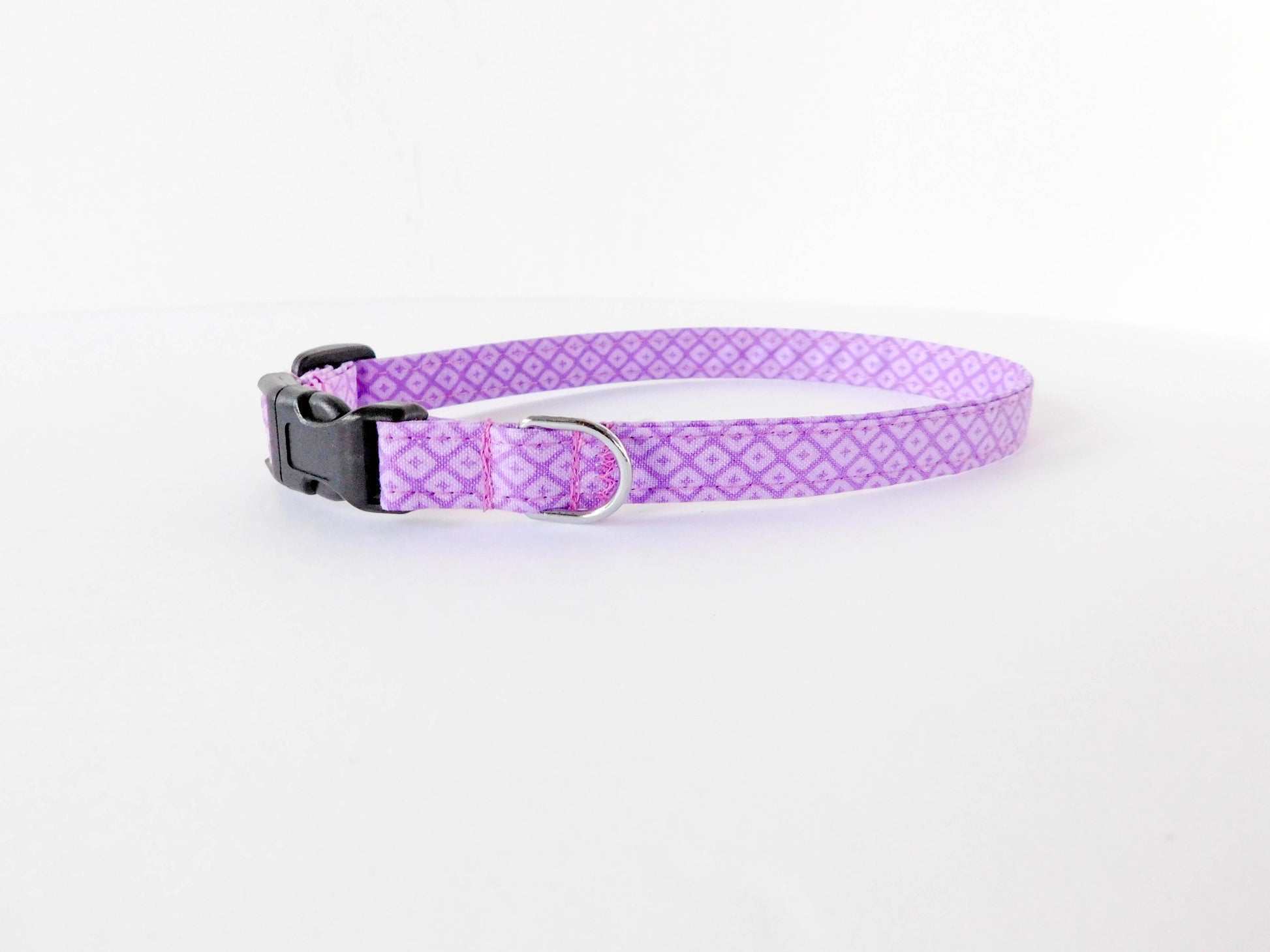Purple Diamond Print Collar - Charlotte's Pet