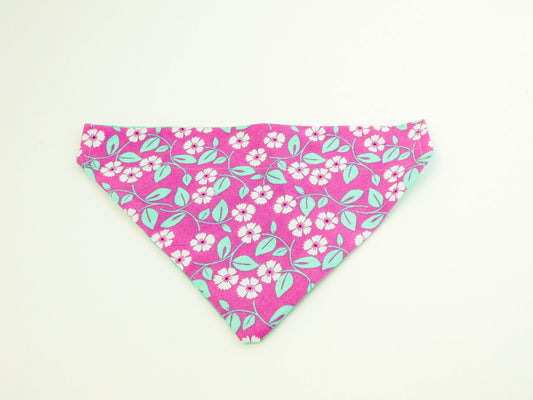 Purple Blossum Bandana - Charlotte's Pet