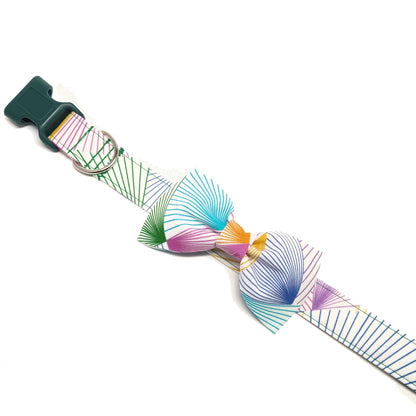 Rainbow Spectrum Dog & Cat Bow Tie/ Collar Flower