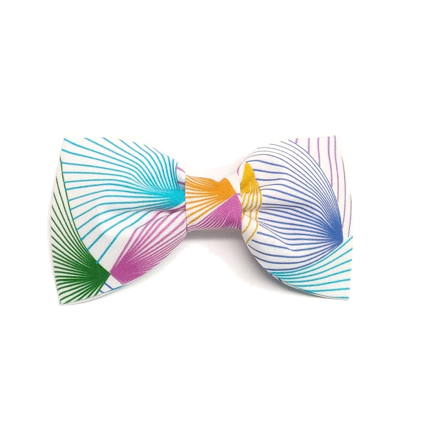 Rainbow Spectrum Dog & Cat Bow Tie/ Collar Flower