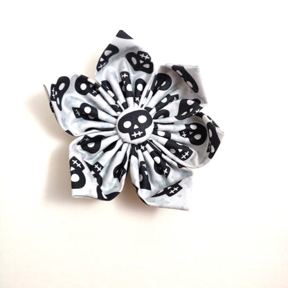 Skully Collar Flower/Bow Tie