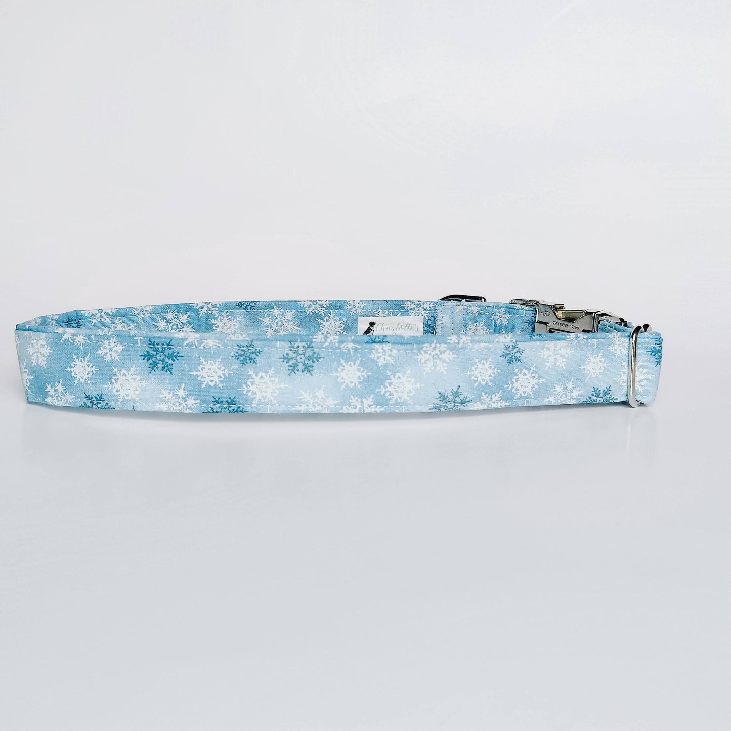 Snowflakes with Glitter Dog Collar/ Cat Collar